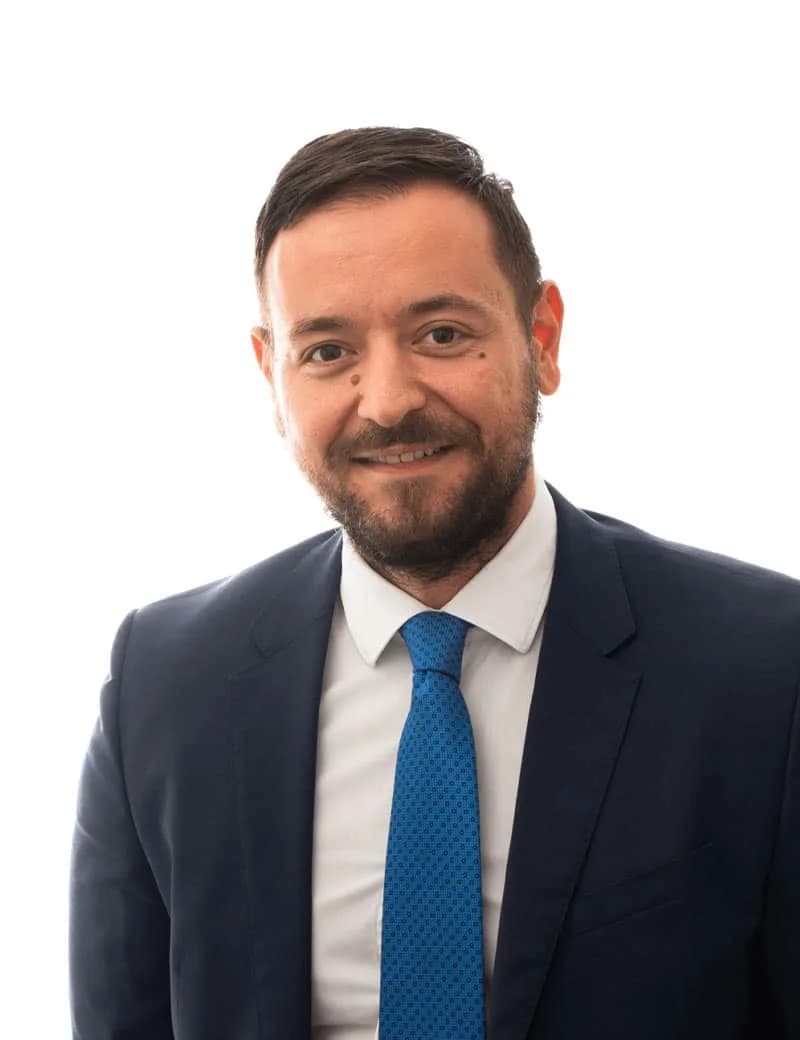 Porträtt av Milan Miljkovic
