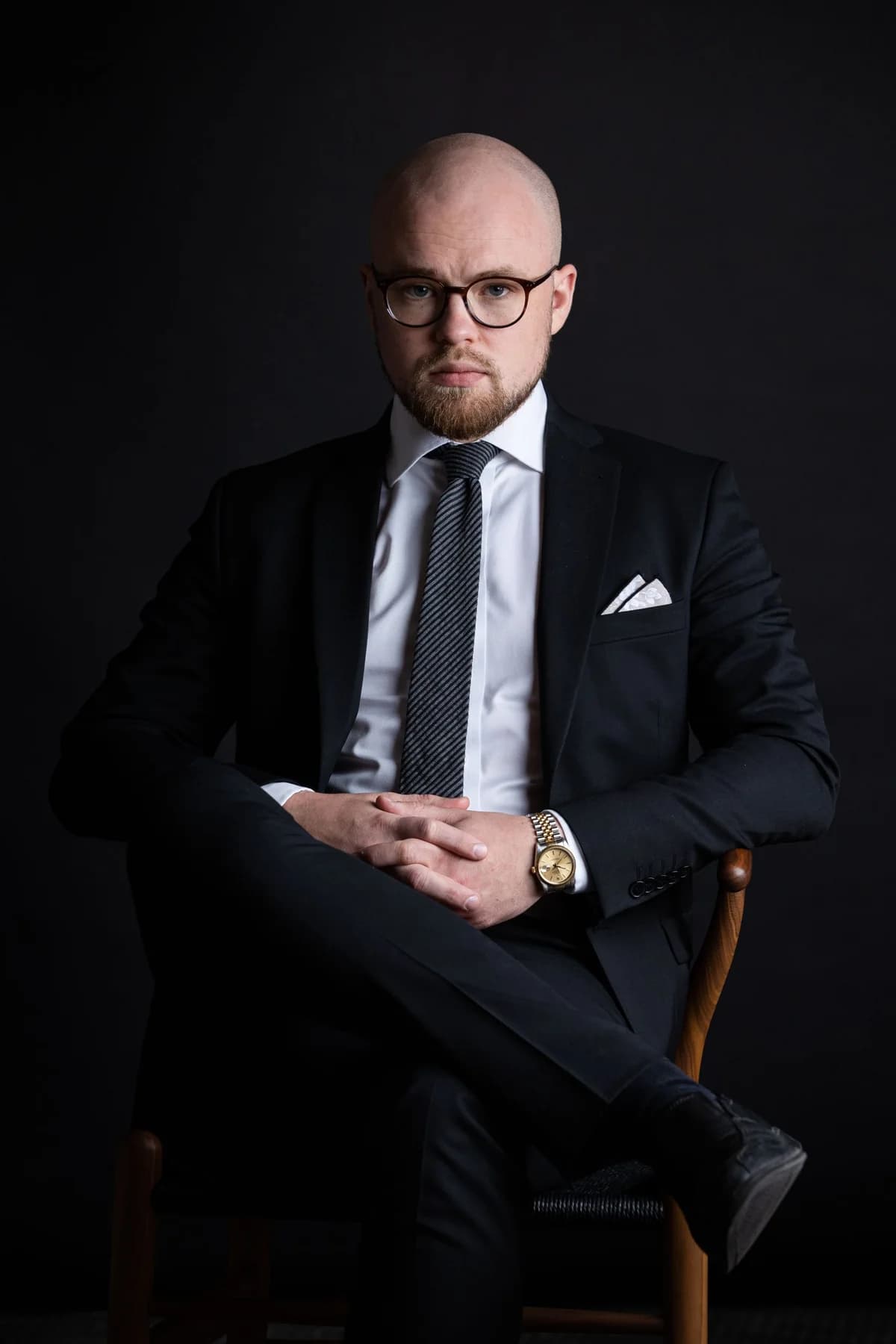 Porträtt av Emil Olors