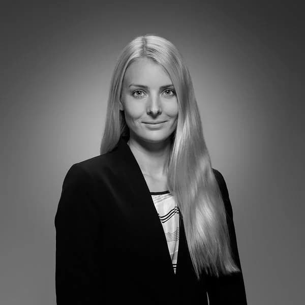Porträtt av Sjöstedt Nelly Rasmussen