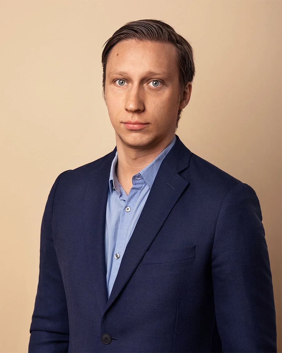 Porträtt av Linus Stiller