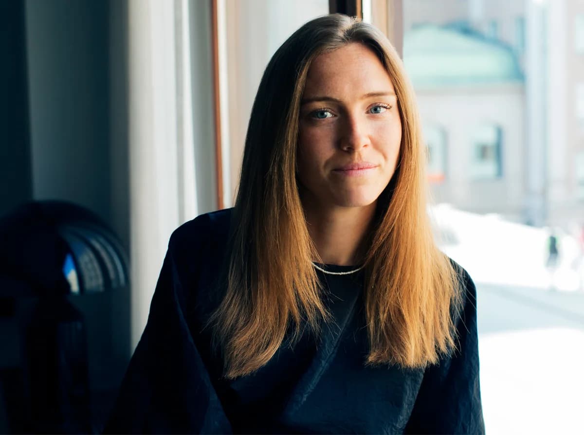 Porträtt av Felicia Taubert