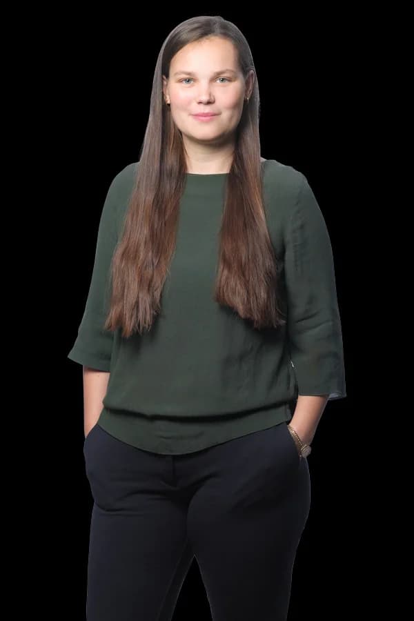 Porträtt av Adéle Franck