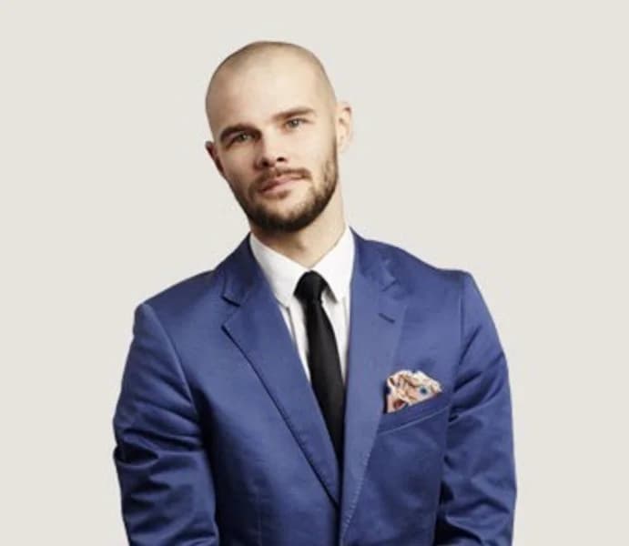 Porträtt av Christoffer Grönlund