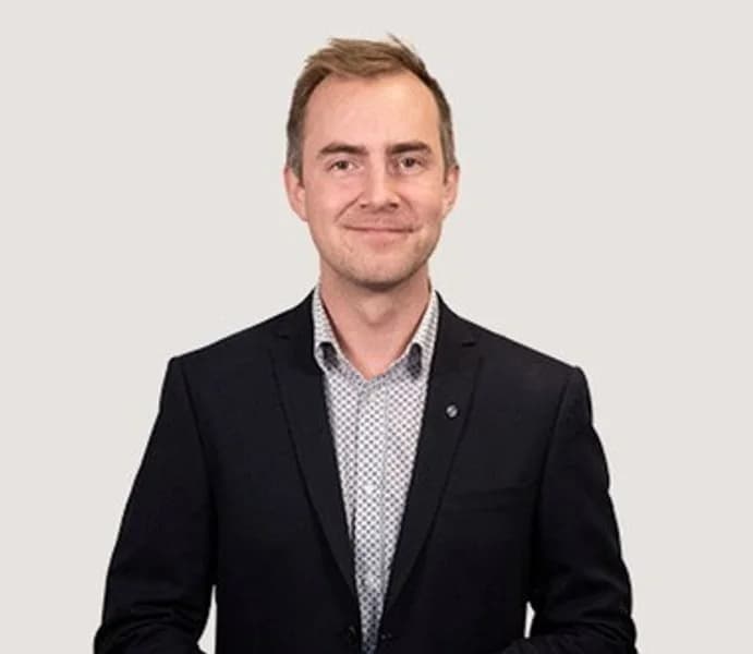 Porträtt av Gustav Nilsson