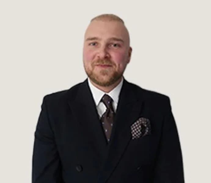 Porträtt av Aksel Delfin