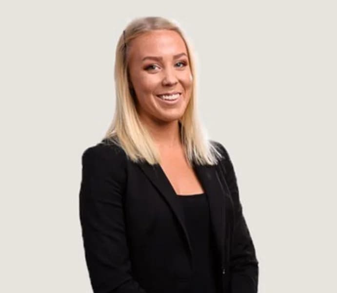 Porträtt av Caroline Hvass