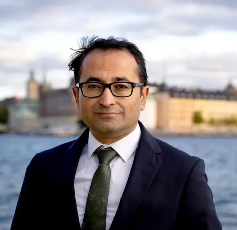 Porträtt av Rebwar Fakhry